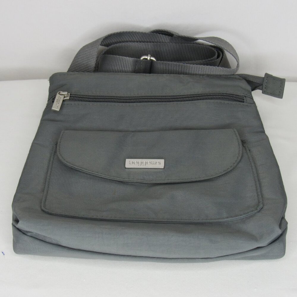Baggallini Gray Crossbody Travel Bag - Picture 3 of 7